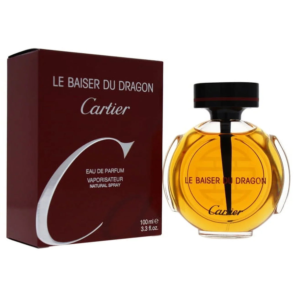 Cartier Le Baiser Du Dragon Eau De Parfum Sizepray, Perfume for Women, 3.3 Oz