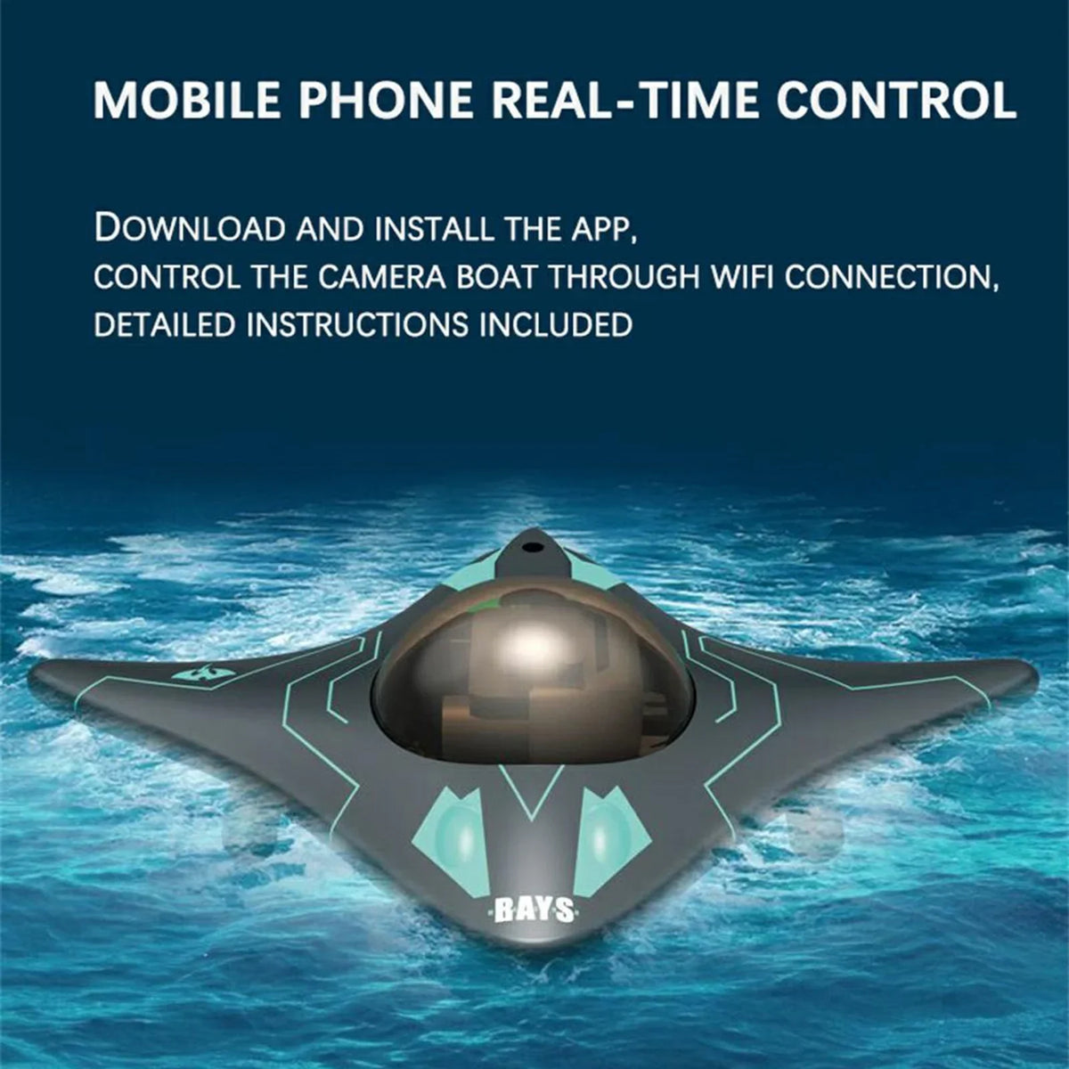Remote  boat,Boat With Sizehip Video Visual Camera Sizehip Video Real-time Camera Sizehip Boat App Links Visual Remote Led Model App Links Real-time Remote Boat Camera Kids And Huiop