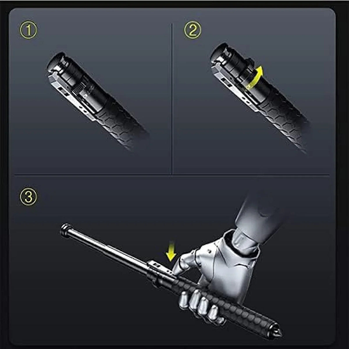16 In Hiking Sizetick Walking Sizetaff, Jademall Outdoor Trekking Pole Collapsible Retractable Premium Multifunctional Tool