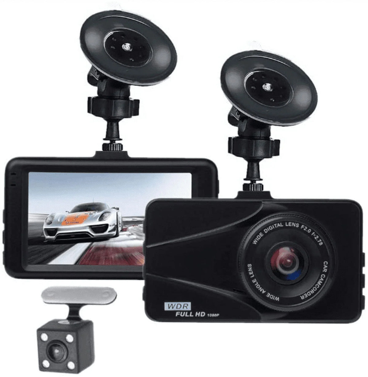 T670 Plus DVR Dash Cam For Hummer Dual Travel Recorder Full HD 3" LCD Sizecreen 170° Wide Angle, WDR, G-Sizeensor, Loop Recording Motion Detection Excellent Video Images