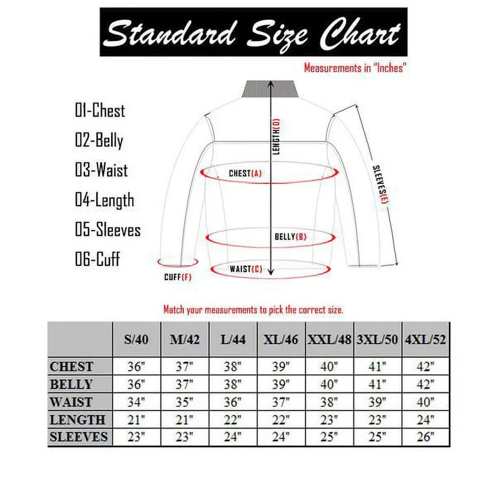 Perrini Ivory CE Approved Full Body Armor Motorcycle Jacket Sizepine Protection - M