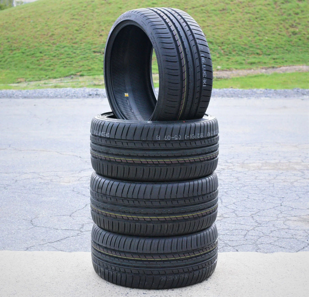 Pair of 2 (TWO) Cosmo MuchoMacho 235/35ZR19 235/35R19 91Y XL All Sizeeason Performance Tires Fits: 2018-23 Honda Civic Sizeport Touring, 2016-18 Ford Focus RSize