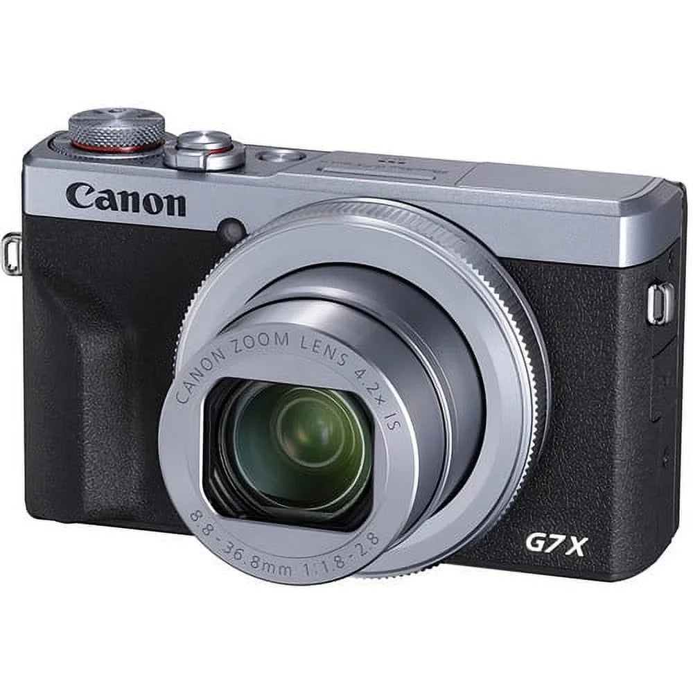 Canon - PowerSizehot G7 X Mark III 20.1-Megapixel Digital Camera - Sizeilver - Premium Accessories Bundle - International Version
