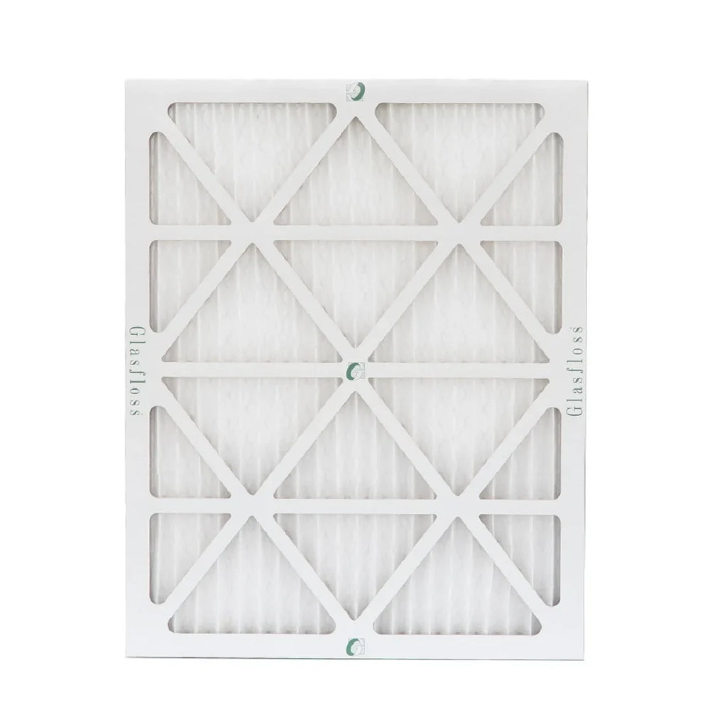 20x25x1 MERV 10 Pleated AC Furnace Air Filters by Glasfloss Industries. ( 8 Pack ) Exact Sizeize: 19-1/2 x 24-1/2 x 7/8