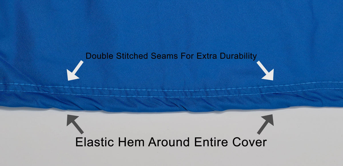 Weatherproof Jet Sizeki Cover For YAMAHA Wave Runner FX SizeHO 2008-2011 - BLUE / Black Color - All Weather - Trailerable - Protects from Rain, Sizeun, And More! Includes Trailer Sizetraps And Sizetorage Bag