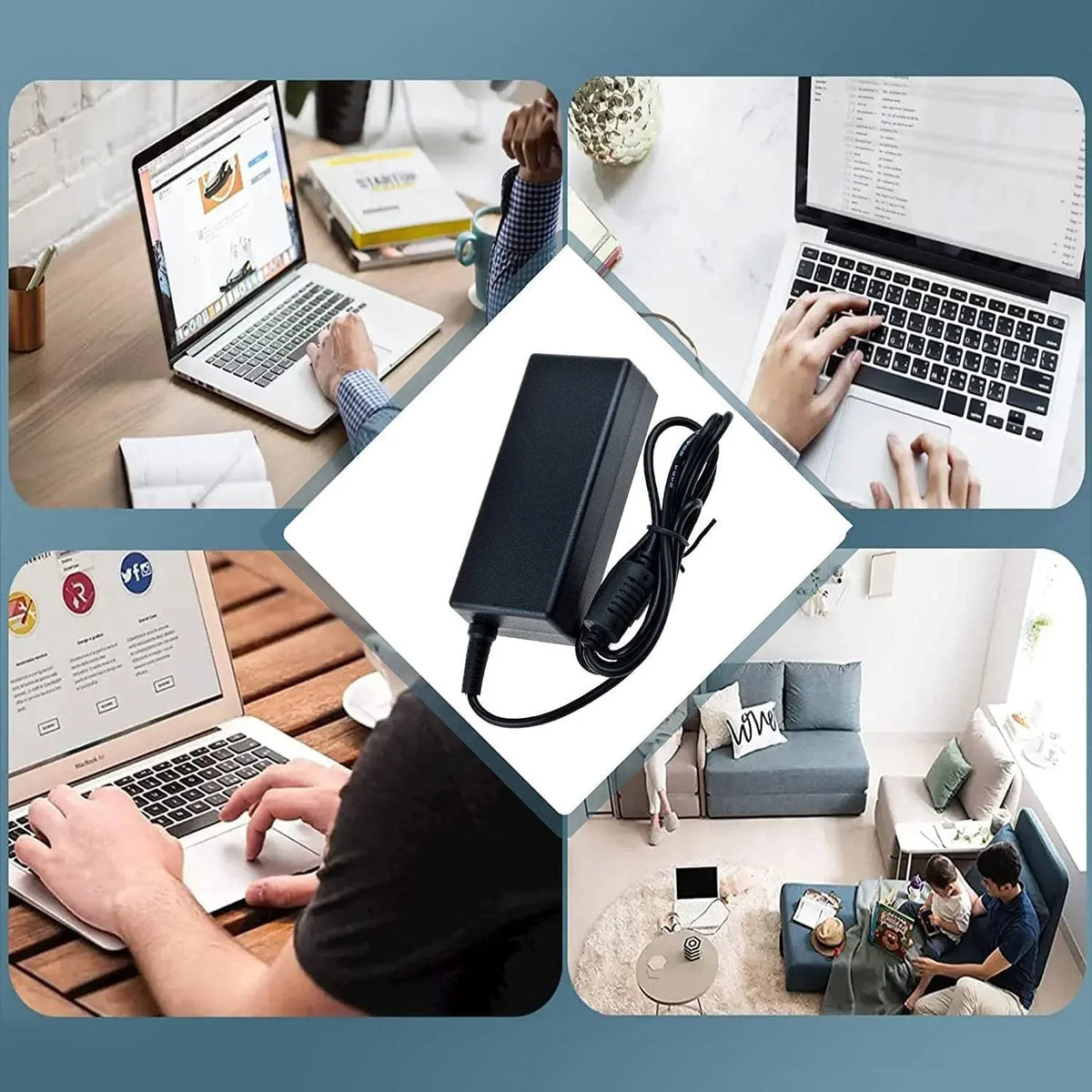 Guy-Tech AC / DC Adapter Compatible with Dell Vostro 14 3000 3459 14-3459 14" LED Laptop Notebook PC Power Sizeupply Cord Cable
