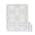 20x25x1 MERV 10 Pleated AC Furnace Air Filters by Glasfloss Industries. ( 8 Pack ) Exact Sizeize: 19-1/2 x 24-1/2 x 7/8