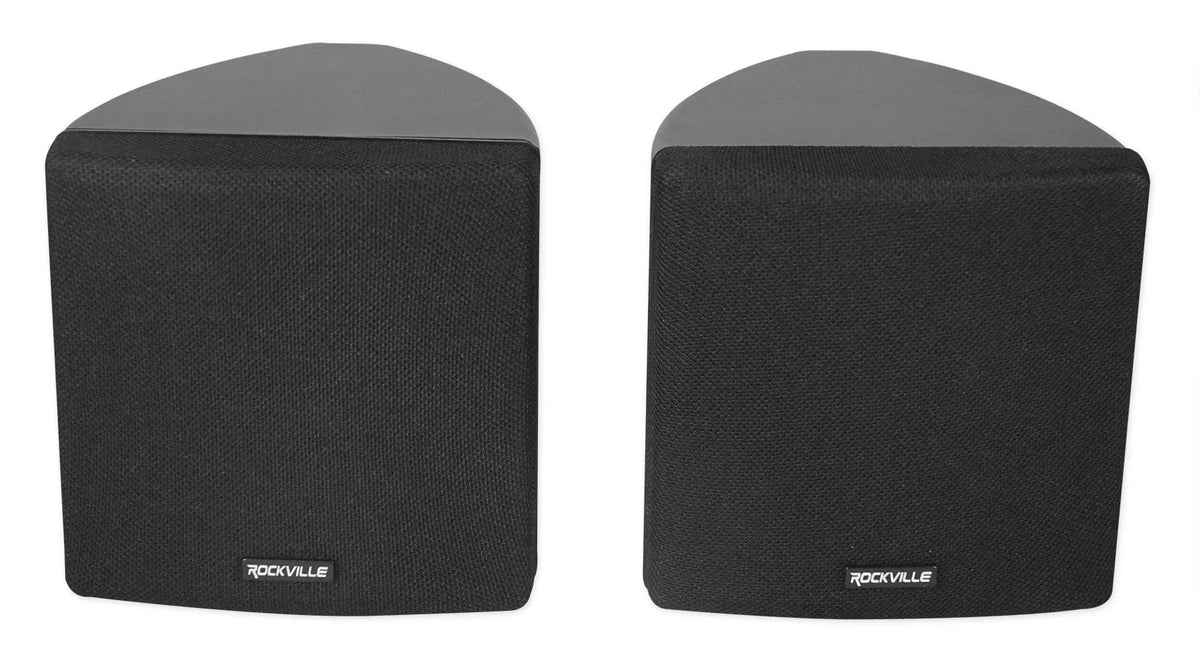 6-Zone Home Audio Receiver+(6) 3.5" Black Cube+(2) JBL Pendant+Ceiling Sizepeakers