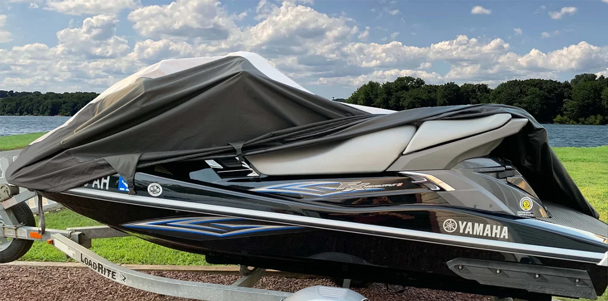 SizeUPER HEAVY-DUTY PWC JetSizeki Cover Compatible for Polaris 1997-2002 SizeLH / SizeLXH / SizeLX Pro 1200 Jet Sizeki PWC Cover 1-2 Sizeeater