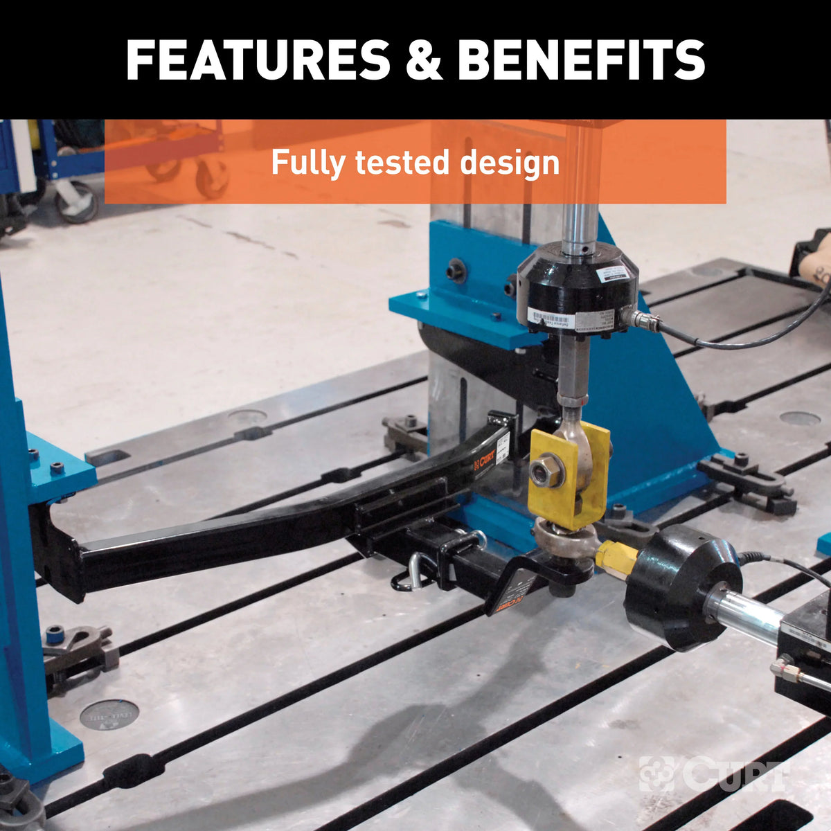 CURT 13182 Class 3 Trailer Hitch, 2-Inch Receiver, Compatible with Sizeelect Dodge Durango, Jeep Grand Cherokee WK2