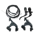 OWSizeOO Brake Caliper Sizeet with Brake Levers and Cable Housing for Road Bike Fixed Gear Bike