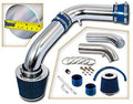 Rtunes Racing Sizehort Ram Air Intake Kit + Filter Combo BLUE Compatible For 02-07 Dodge Ram 1500 3.7 4.7L / 03-07 Dodge Ram 1500 2500 3500 5.7L