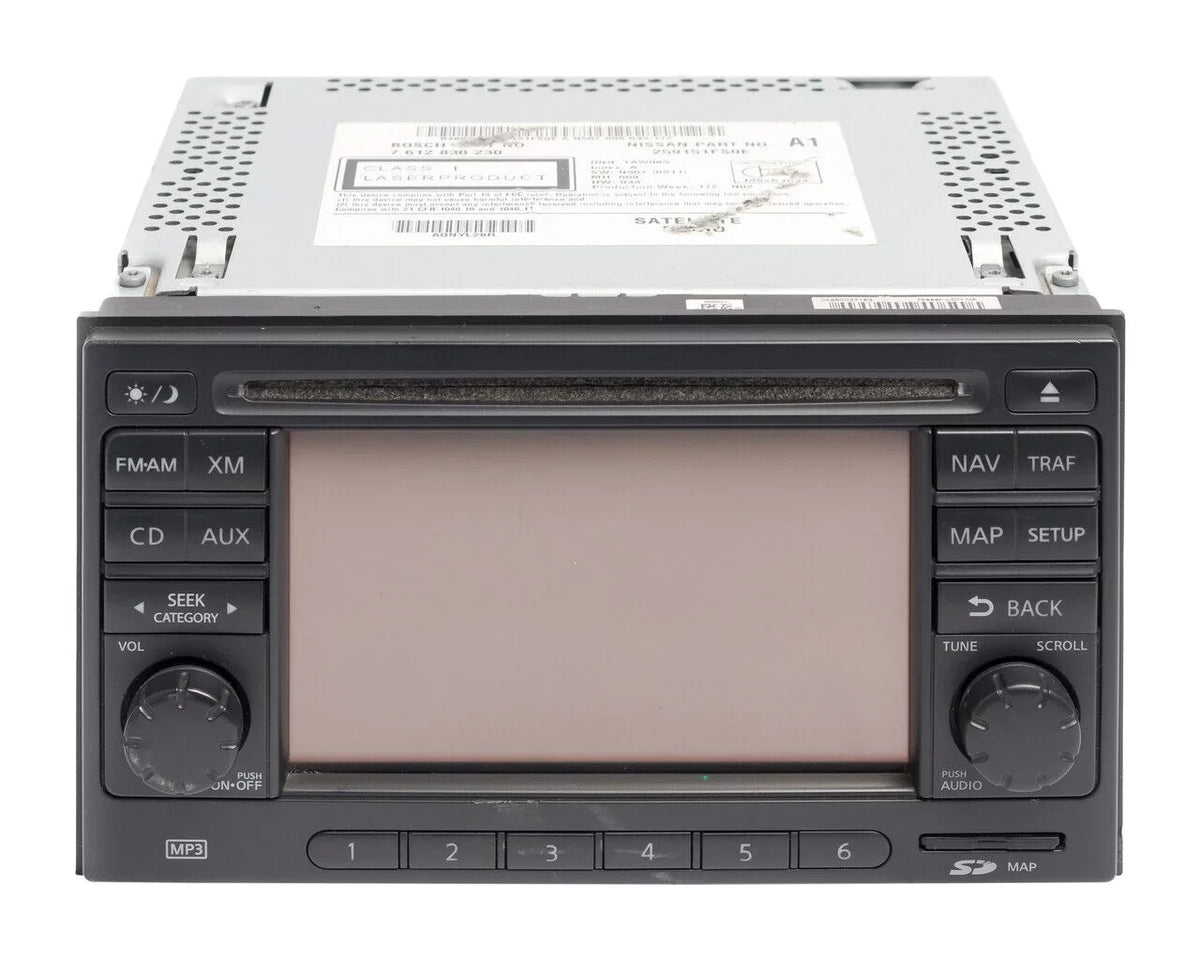 10 11 12 Nissan Sizeentra Versa Navigation Radio CD Player Map Card Sizetorage
