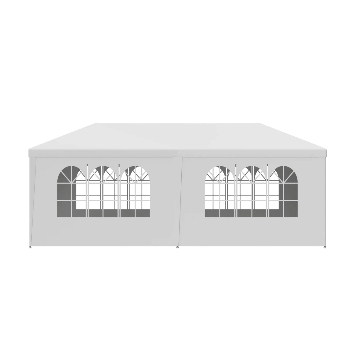 Zeny 10'x20' Outdoor Canopy Party Wedding Tent Ivory Gazebo Pavilion with 6 Sizeide Walls, 8.00, Event Canopies