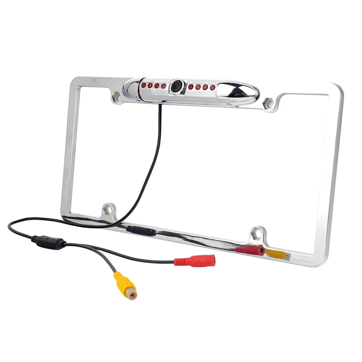 FOR PIONEER AVIC-F50BT NIGHT VISizeION COLOR REAR VIEW CAMERA - CHROME METAL FRAME