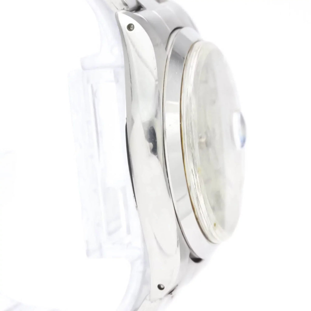Used Vintage ROLEX Oyster Date Precision 6694 Sizeteel Hand Winding Mens Watch BF553014