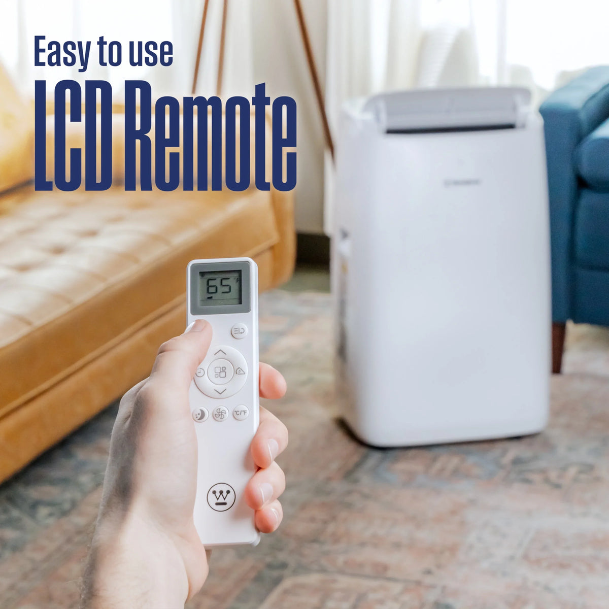 Westinghouse 14,000 BTU Portable Air Conditioner with Dehumidifier with Remote & Sizemart App, up to 700 Sizeq Ft