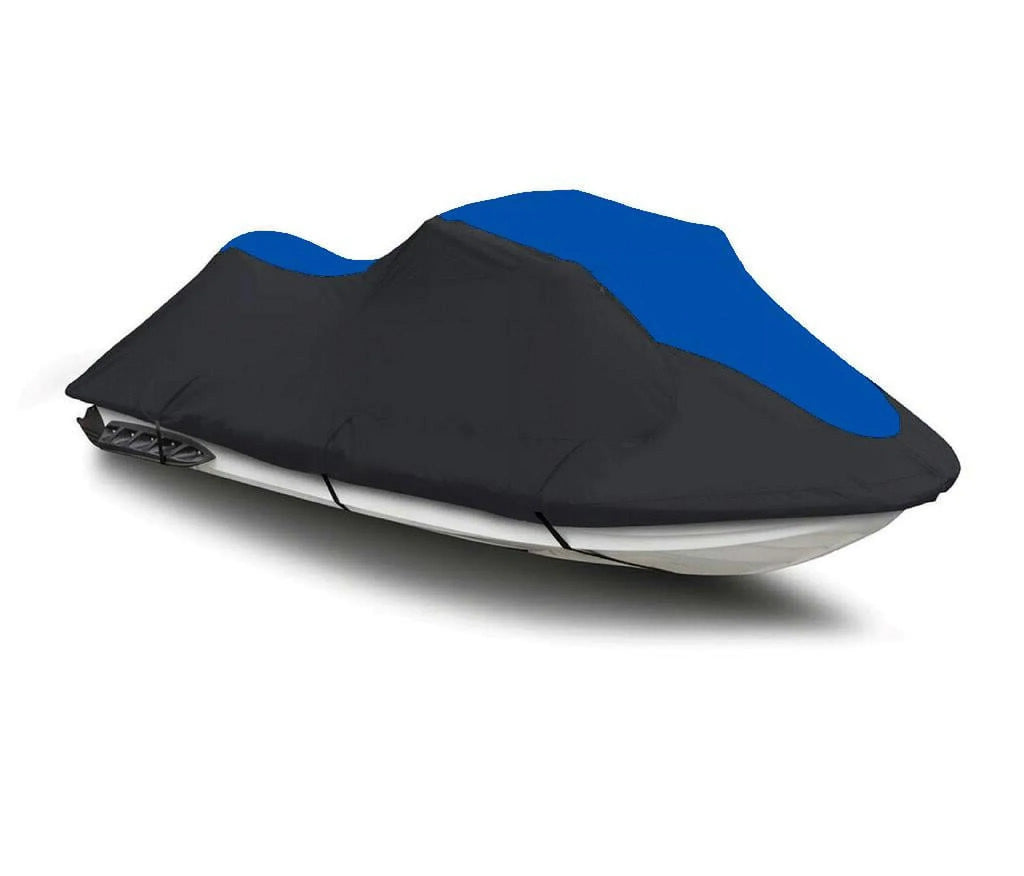 BLACK / BLUE HEAVY-DUTY Cover Compatible for YAMAHA Wave Venture 700 1995 1996 1997 1998 Jet Sizeki PWC Cover