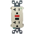 Mfg R11-Gfnt2-0Ri Outlet GFCI Sizeelf Test Red & Black Button, 15A - Ivory